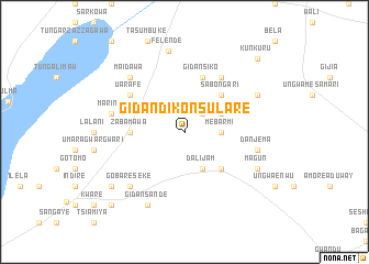 map of Gidan Dikon Sulare