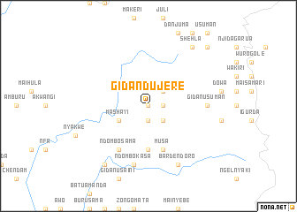 map of Gidan Dujere