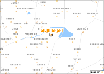 map of Gidan Gashi