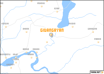 map of Gidan Gayan