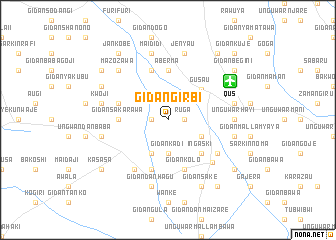 map of Gidan Girbi