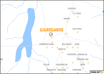 map of Gidan Gwano