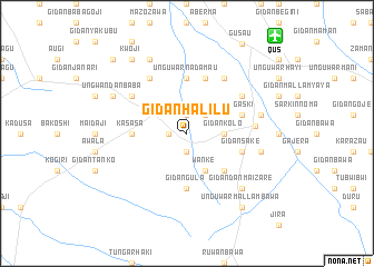 map of Gidan Halilu