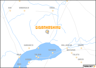 map of Gidan Hashimu