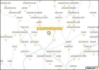 map of Gidan Hashimu