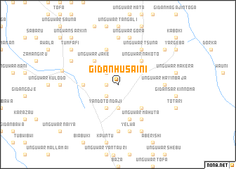 map of Gidan Husaini