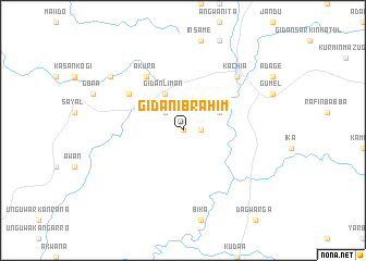 map of Gidan Ibrahim