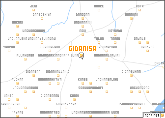 map of Gidan Isa