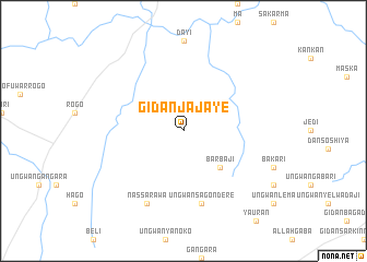 map of Gidan Jajaye