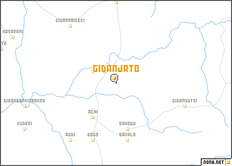 map of Gidan Jato