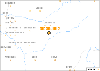 map of Gidan Jibir