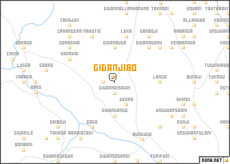 map of Gidan Jibo