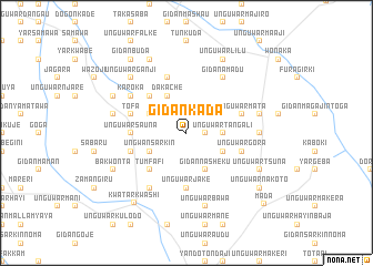 map of Gidan Kada