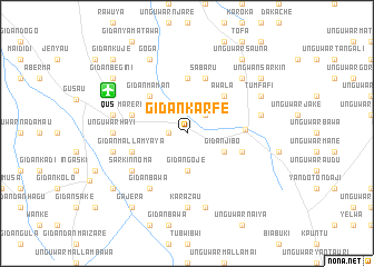 map of Gidan Karfe