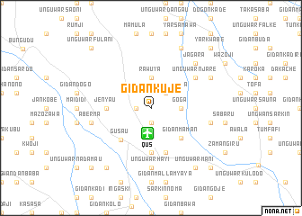 map of Gidan Kuje