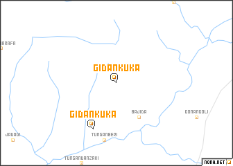map of Gidan Kuka