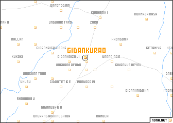 map of Gidan Kurao
