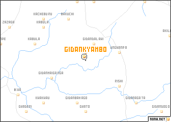 map of Gidan Kyambo