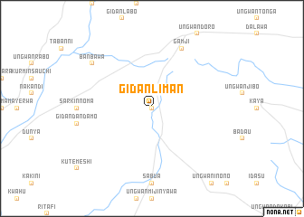 map of Gidan Liman