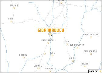 map of Gidan Madugu