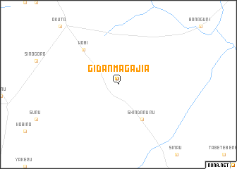 map of Gidan Magajia