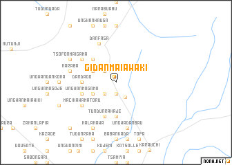 map of Gidan Maiawaki