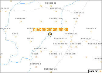 map of Gidan Maigari Boka