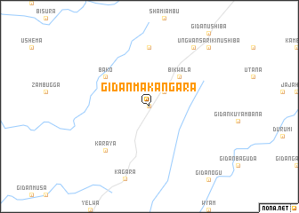 map of Gidan Makangara