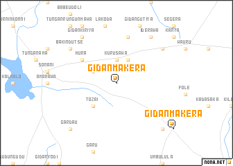 map of Gidan Makera