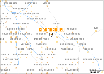 map of Gidan Makuru