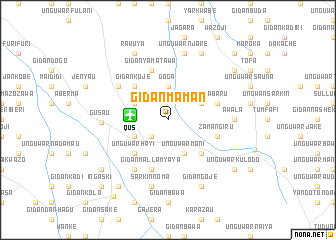 map of Gidan Maman