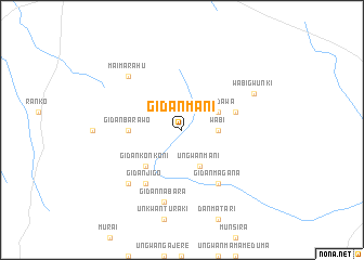 map of Gidan Mani