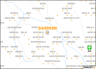 map of Gidan Mani