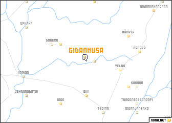map of Gidan Musa