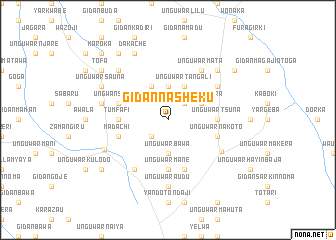 map of Gidan Nasheku