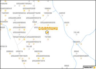 map of Gidan Nuhu