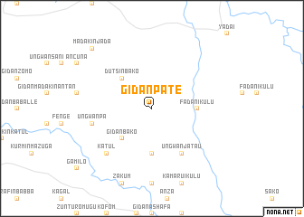 map of Gidan Pate