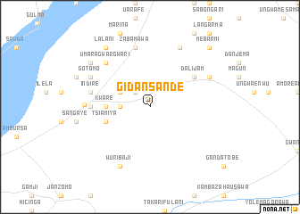 map of Gidan Sande