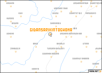 map of Gidan Sarikin Togwoma