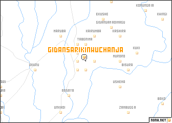 map of Gidan Sarikin Wuchanja