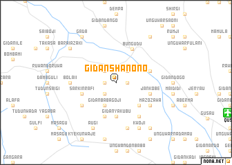 map of Gidan Shanono