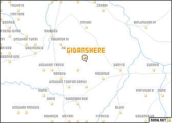 map of Gidan Shere