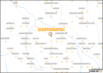 map of Gidan Sodangi