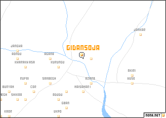 map of Gidan Soja