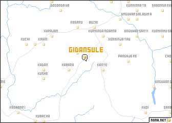 map of Gidan Sule