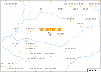 map of Gidan Tagwai