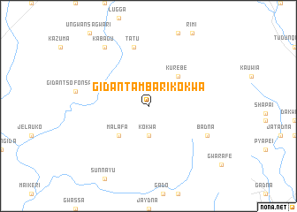 map of Gidan Tambari Kokwa