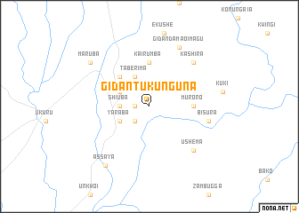 map of Gidan Tukunguna