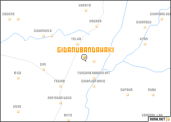 map of Gidan Uban Dawaki