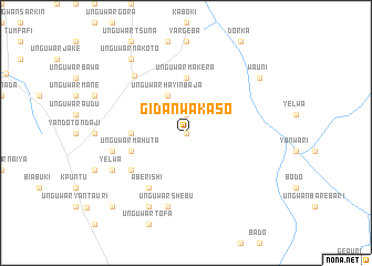 map of Gidan Wakaso